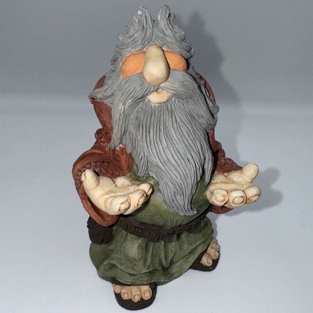 VINTAGE 1988 WORLD OF KRYSTONIA M.‎ RUEGGAN WIZARD FIGURE 5" PANTON